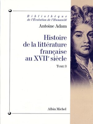 cover image of Histoire de la littérature française au XVIIe siècle--tome 3